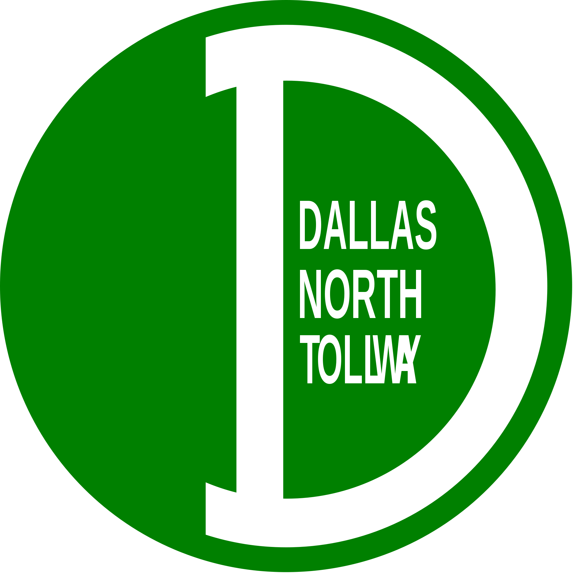 Open - Dallas North Tollway Logo (2000x2000), Png Download