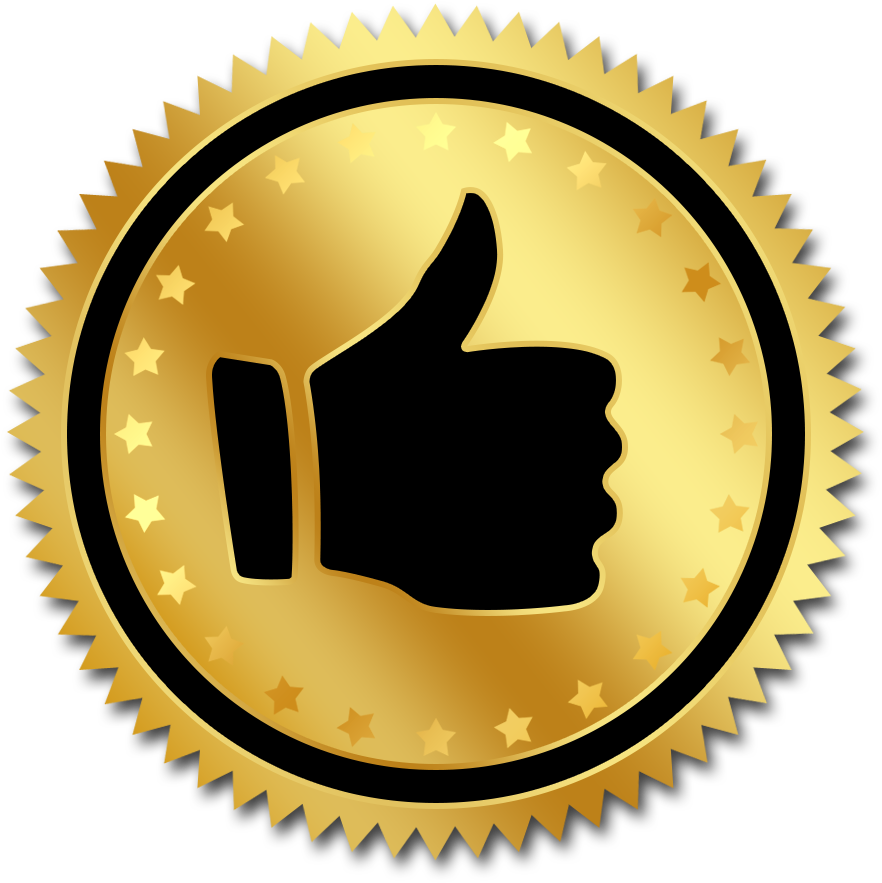 3x - Golden Thumbs Up Png (1280x1024), Png Download