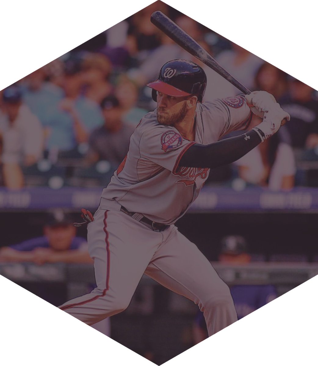 Bryce Harper Didn't Swing Thursday Yet Scored Four - College Baseball (1042x1200), Png Download