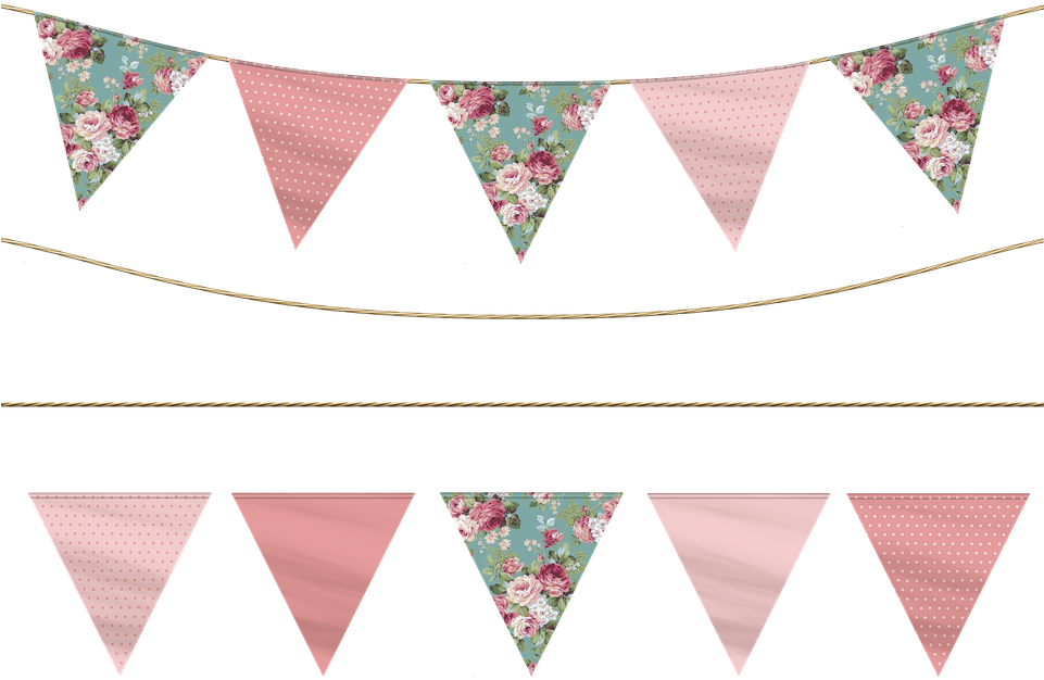 Flag Bunting, Party Banner, Pennant Garland - Banner Garland Png (960x647), Png Download