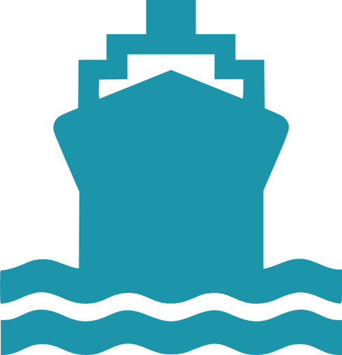 Aiga Ferry - Boat Icon (500x519), Png Download