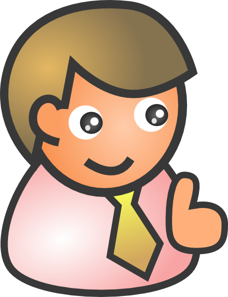 Business - Person Smiling Clipart (456x594), Png Download
