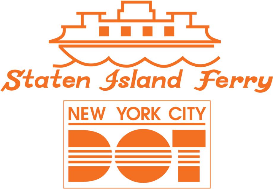 Si Ferry Dot Color Logo - Staten Island Ferry Symbol (1000x734), Png Download