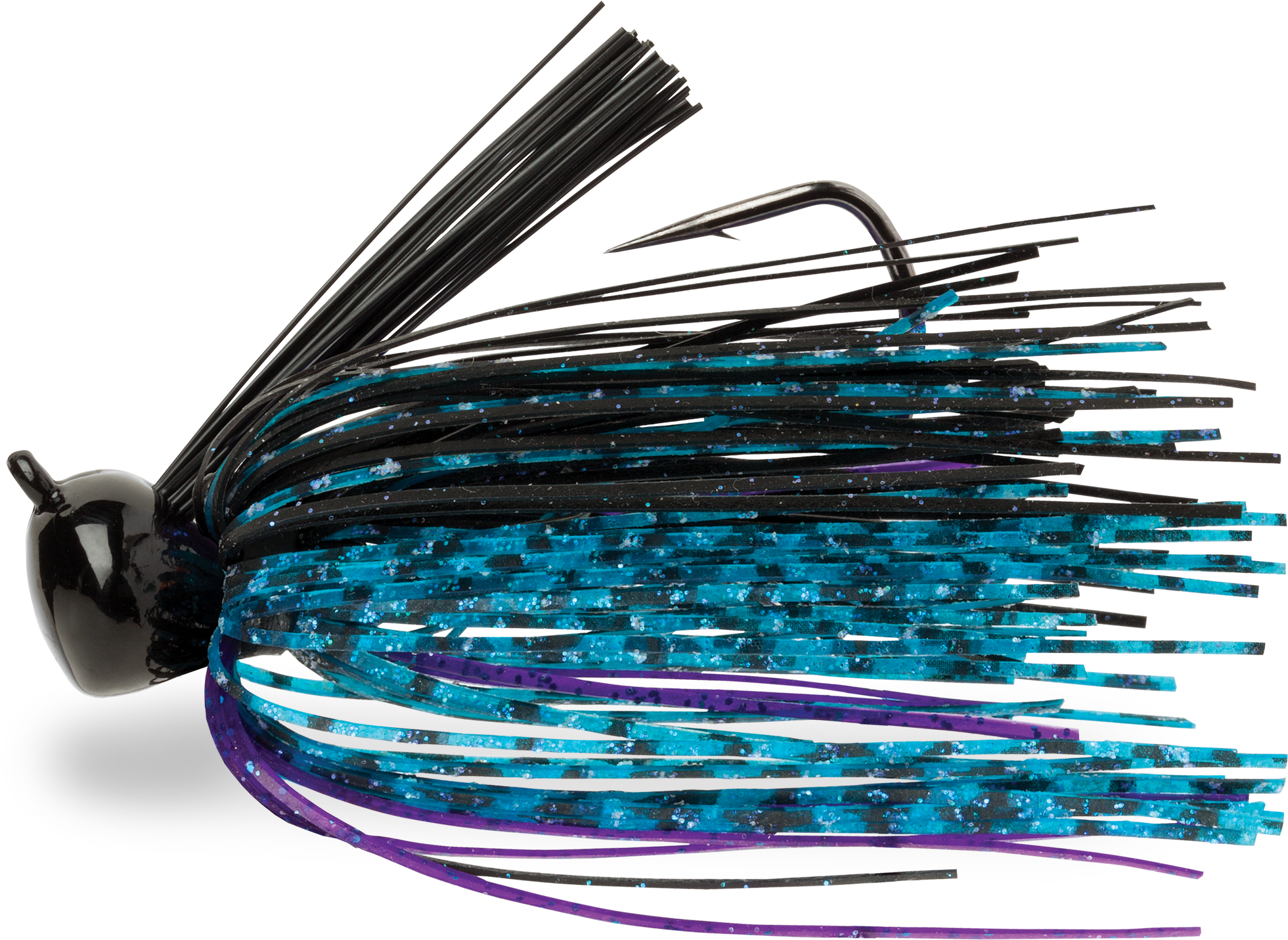 Football Jig - Terminator Weedless Football Jig - Black/blue (2000x1430), Png Download