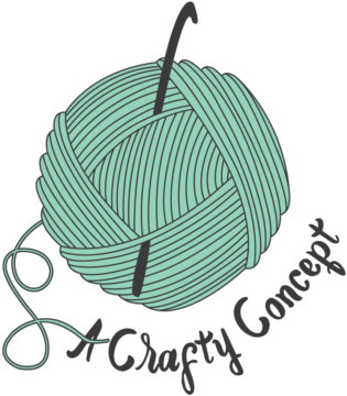 A Crafty Concept Logo Final 1 - Circle (380x380), Png Download