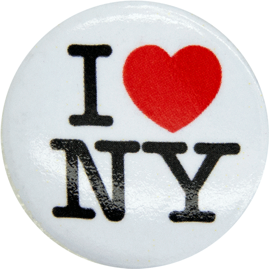 I Love Ny Badge - Love New York (600x600), Png Download