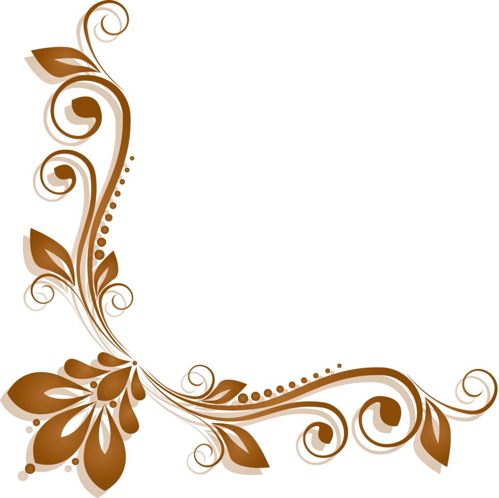 Download Hd Scrollwork Money Corner Clipart Brown Corner Png Transparent Png Image Nicepng Com