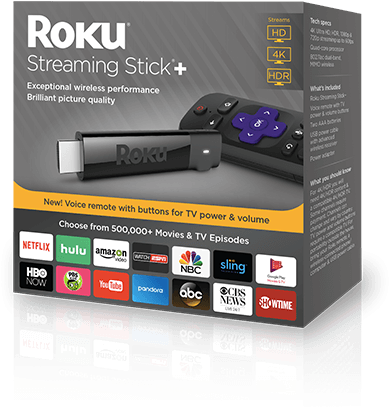 Television & Film » Thread - Roku Streaming Stick Plus (690x430), Png Download