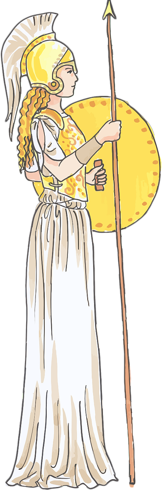 Greek Mythology / 6th Grade - Artemis Dress Greek Goddess (333x991), Png Download