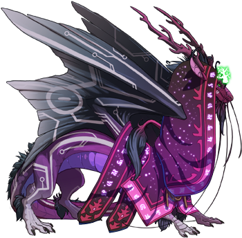 Erebos- Greek Primordial God Of Darkness And Shadow - Flight Rising Cool Dragons (350x350), Png Download