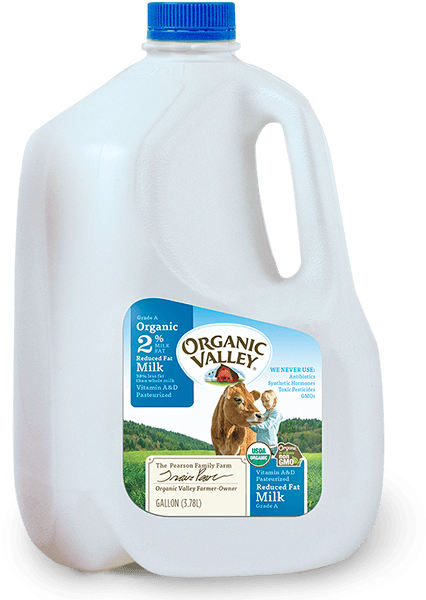 Organic Valley 2% Milk Gallon - Milk (815x1088), Png Download