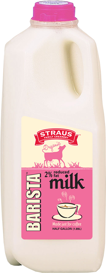 Straus Family Creamery Organic Nuscoop, Rich Vanilla (900x900), Png Download