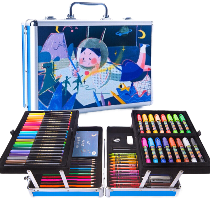 Merlot Joanmiro Children's Painting Set Brush Set Stationery - Painting (800x800), Png Download