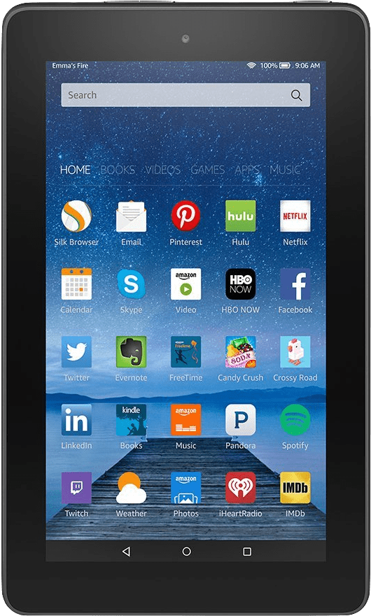 Amazon Best Sellers - Kindle Fire (649x935), Png Download