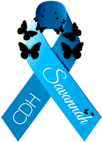 Blue Ribbon Savannah - Bowel Cancer Uk Ribbon (362x491), Png Download