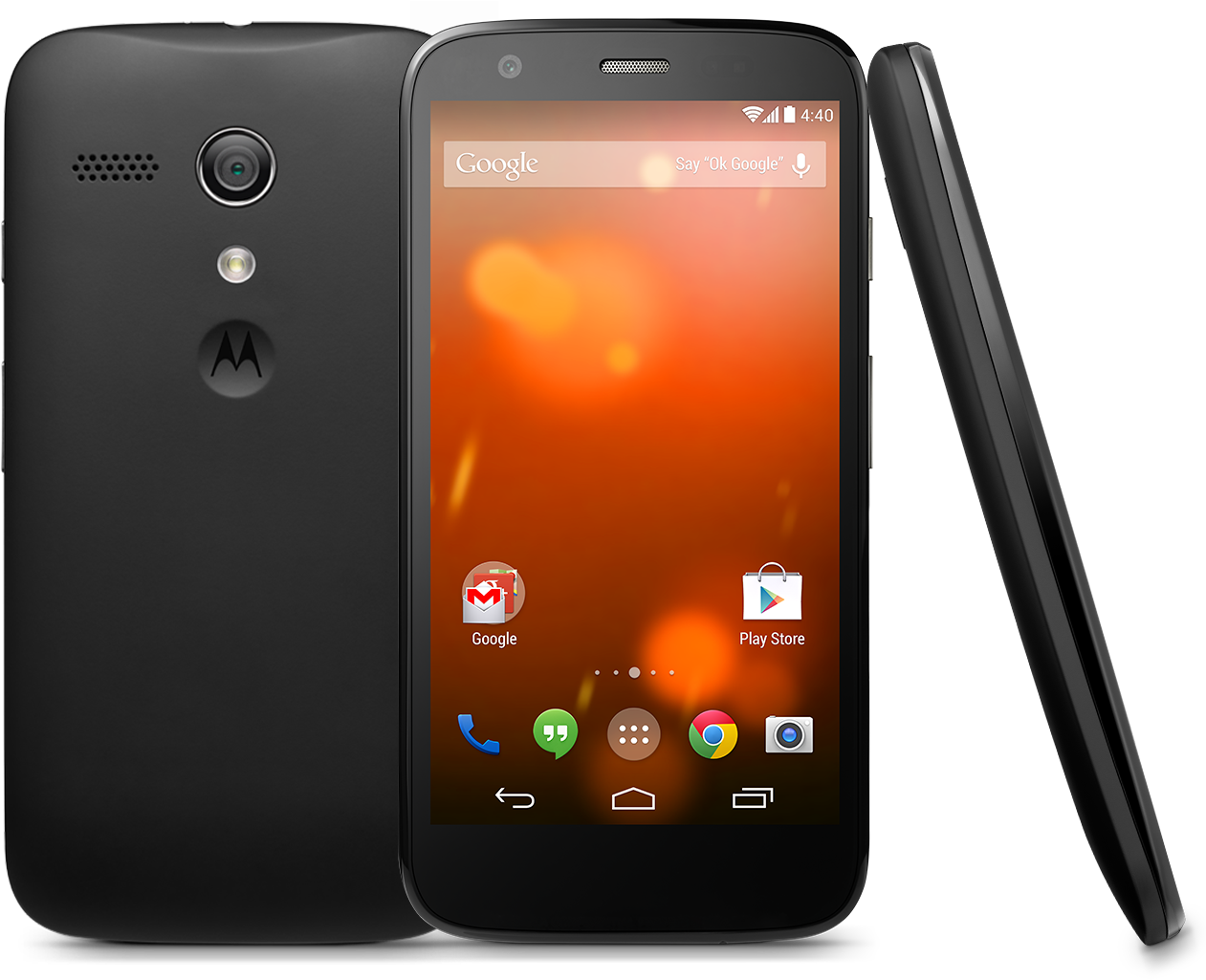 While Motorola Is Updating Their Smartphones With - Moto G Android 4.4 4 (1280x1056), Png Download