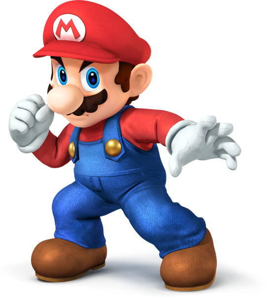 Mario Bros Super Smash Bros (548x604), Png Download