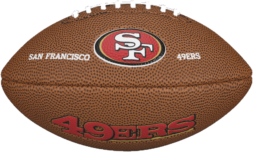 San Francisco Ers Wilson Mini Team Logo Football Ballers - San Francisco 49ers (1000x1000), Png Download