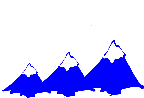 Mountain Peak Clipart 4 By Jody - Mountains Black And White Clipart (600x407), Png Download