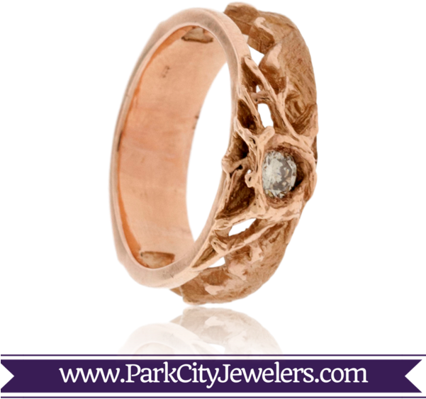 Mountain Peak & Diamond Ring - Snowflake Necklace Gold Diamond (600x600), Png Download