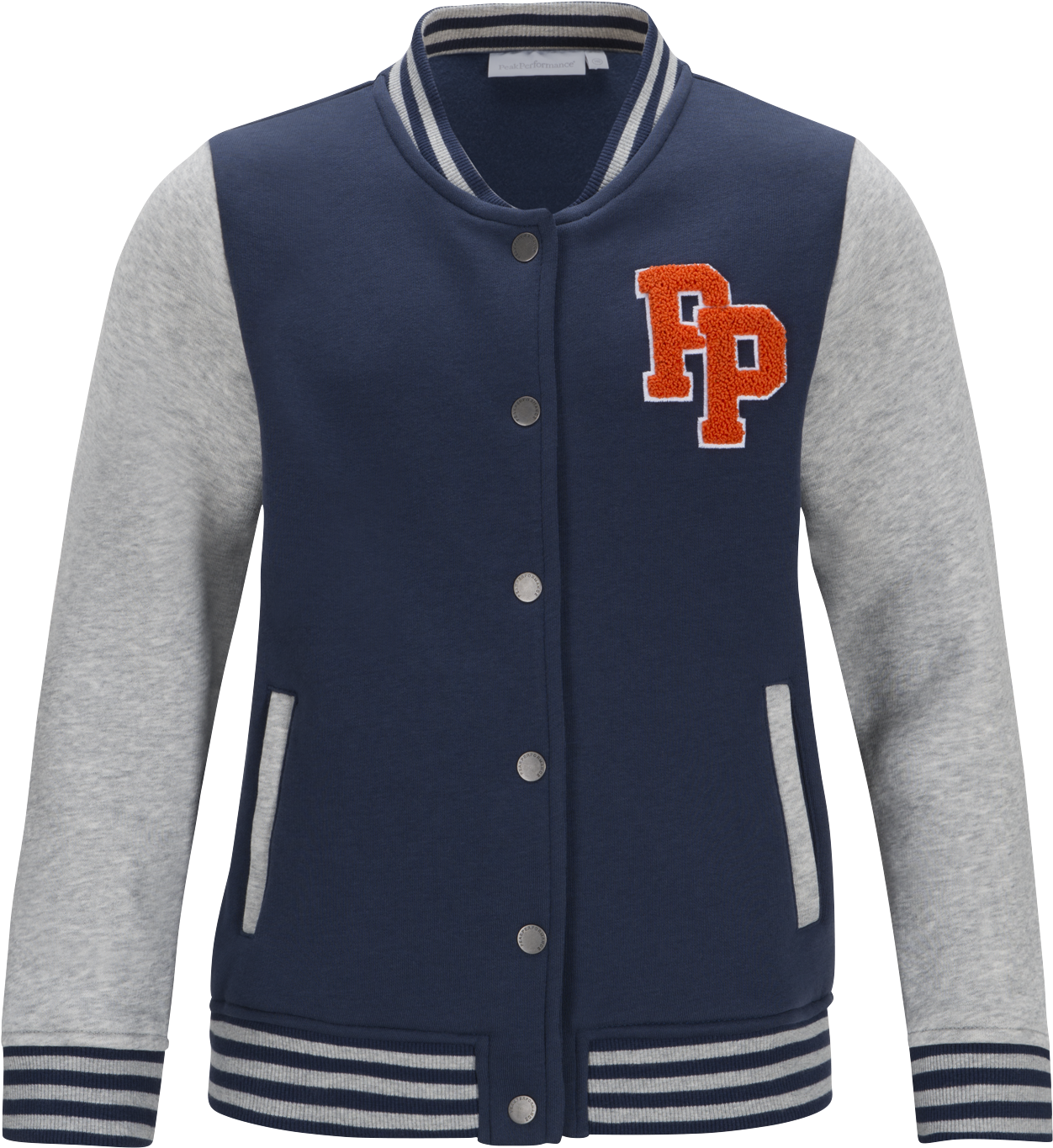 Junior's Baseball Jacket Blue Mountain - Sweater (1400x1522), Png Download