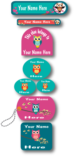 Back To School Owl Pack - Cartoon (265x550), Png Download