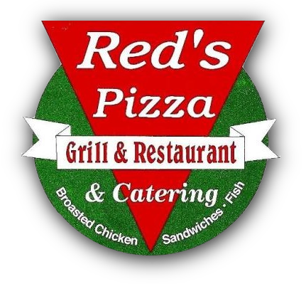 Reds Pizza Logo Ds - Red's Pizza (431x399), Png Download