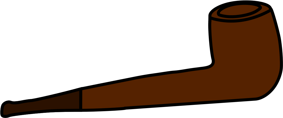 File - Tobacco Pipe - Svg - Tobacco Pipe (1280x640), Png Download