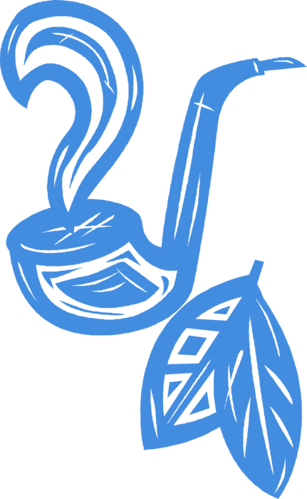 Vector Illustration Of Tobacco Smoking Leaves And Smoking - Illustration (431x700), Png Download