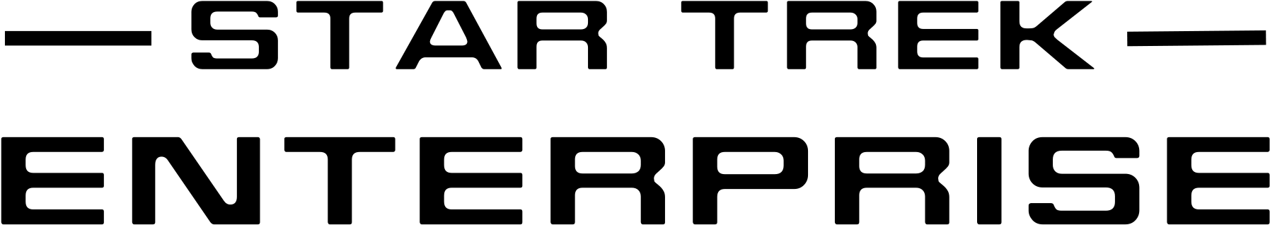 Open - Star Trek Enterprise Logo (2000x500), Png Download