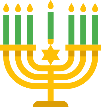Hanukkah Png (500x500), Png Download