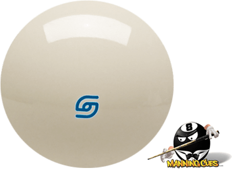 Aramith Blue Logo Cue Ball - Billiards Cue Ball Png (500x374), Png Download