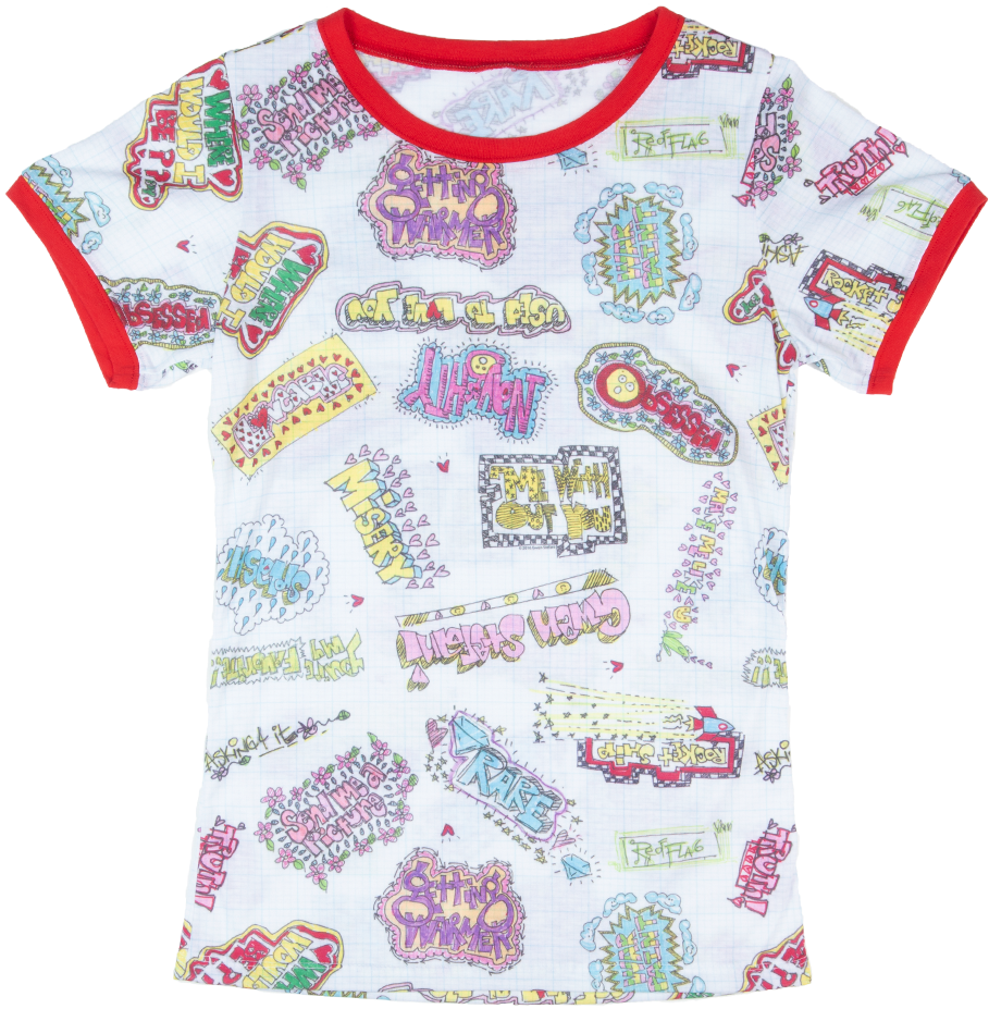 Girls Ringer T-shirt - Ringer T-shirt (1200x1200), Png Download
