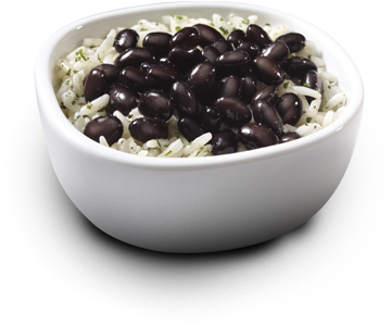Black Beans And Rice - Beans And Rice Transparent (610x484), Png Download