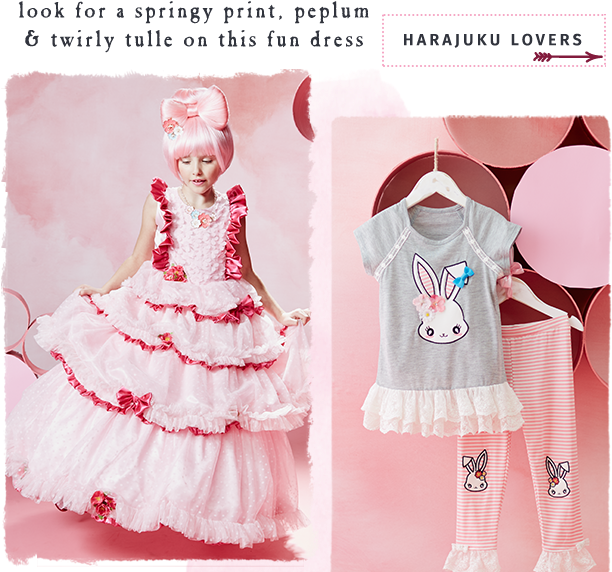 These Girls Love Harajuku Designs - Girl (640x588), Png Download
