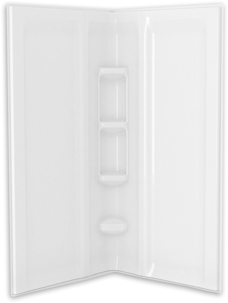 60 Shower Wall Corner (1000x1000), Png Download