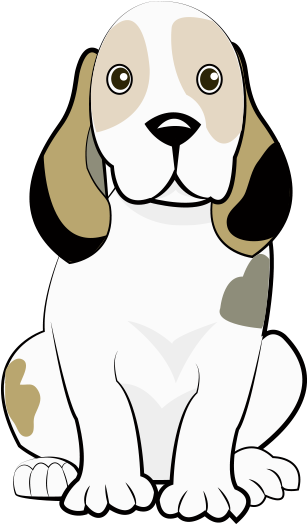 3 Hount Puppy - Basset Hound (500x555), Png Download