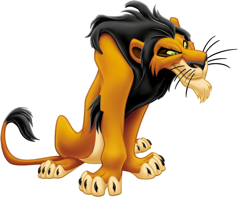 Scar Transparent - Lion King Characters Scar (900x700), Png Download