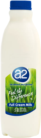 Full Cream Milk 1 Litre - 1 Litre Milk Bottle (444x500), Png Download