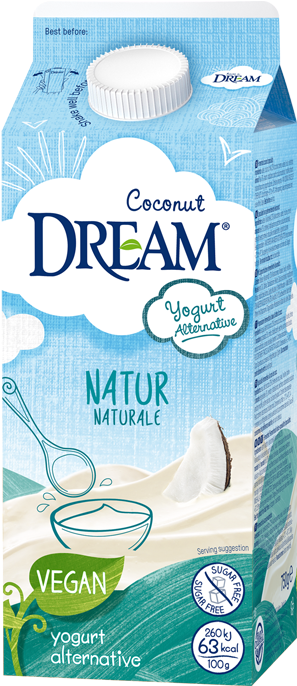 38071000 Dream Coconut Yogurt Alternative Natural - Healthy Life (550x900), Png Download