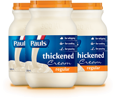 Cream - Pauls Thickened Cream 300ml (400x400), Png Download
