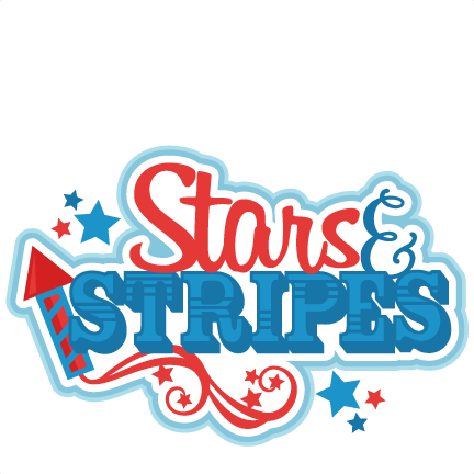 Patriotic Stars Png Stars & Stripes Title Svg Scrapbook - Stars And Stripes Images Clip Art (432x432), Png Download
