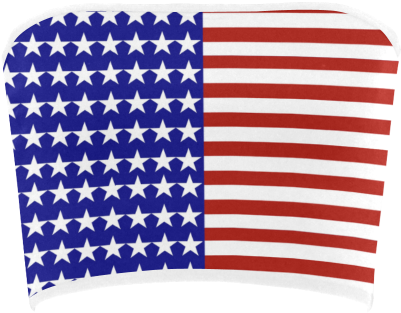 Usa Patriotic Stars & Stripes Bandeau Top - Museum Of Modern Art (500x500), Png Download