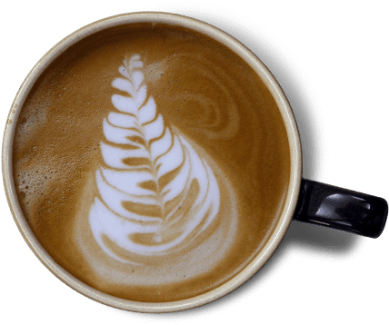 Coffee Mug Top Png Picture - Latte Art (440x360), Png Download