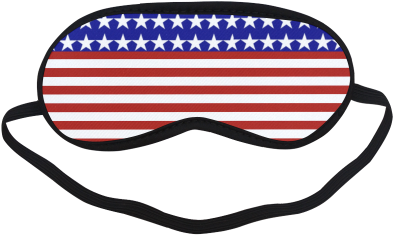 Usa Patriotic Stars & Stripes Sleeping Mask - Funny Sleep Masks (500x500), Png Download
