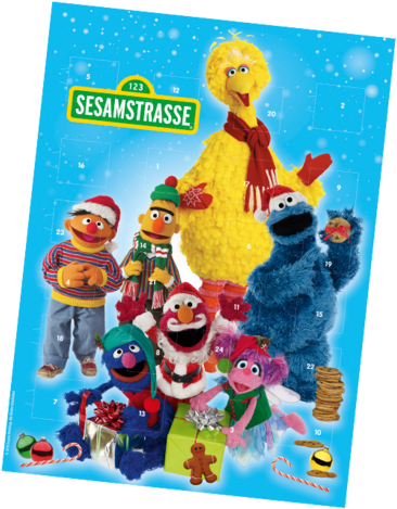 Sesame Street Advent Calendar - Sesame Street (550x550), Png Download