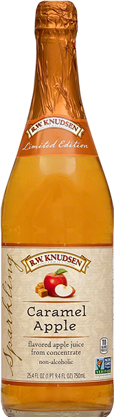 Caramel Apple - Rw Knudsen Caramel Apple (300x615), Png Download