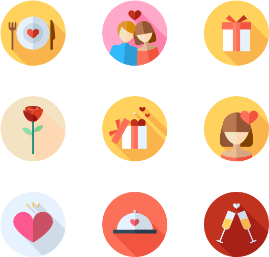 Valentines Day - Love Icon (600x564), Png Download