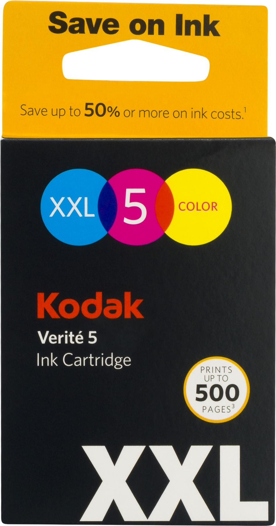 Kodak Verite #5 Xl Black Ink Cartridge Not Applicable (1800x1800), Png Download