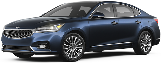 2018 Kia Cadenza Sedan - 2018 Kia Cadenza Platinum Graphite (557x220), Png Download